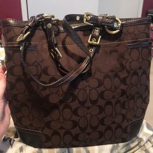 Gently used coach handbag with dust bag